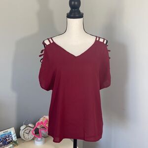 Women’s Maroon Blouse